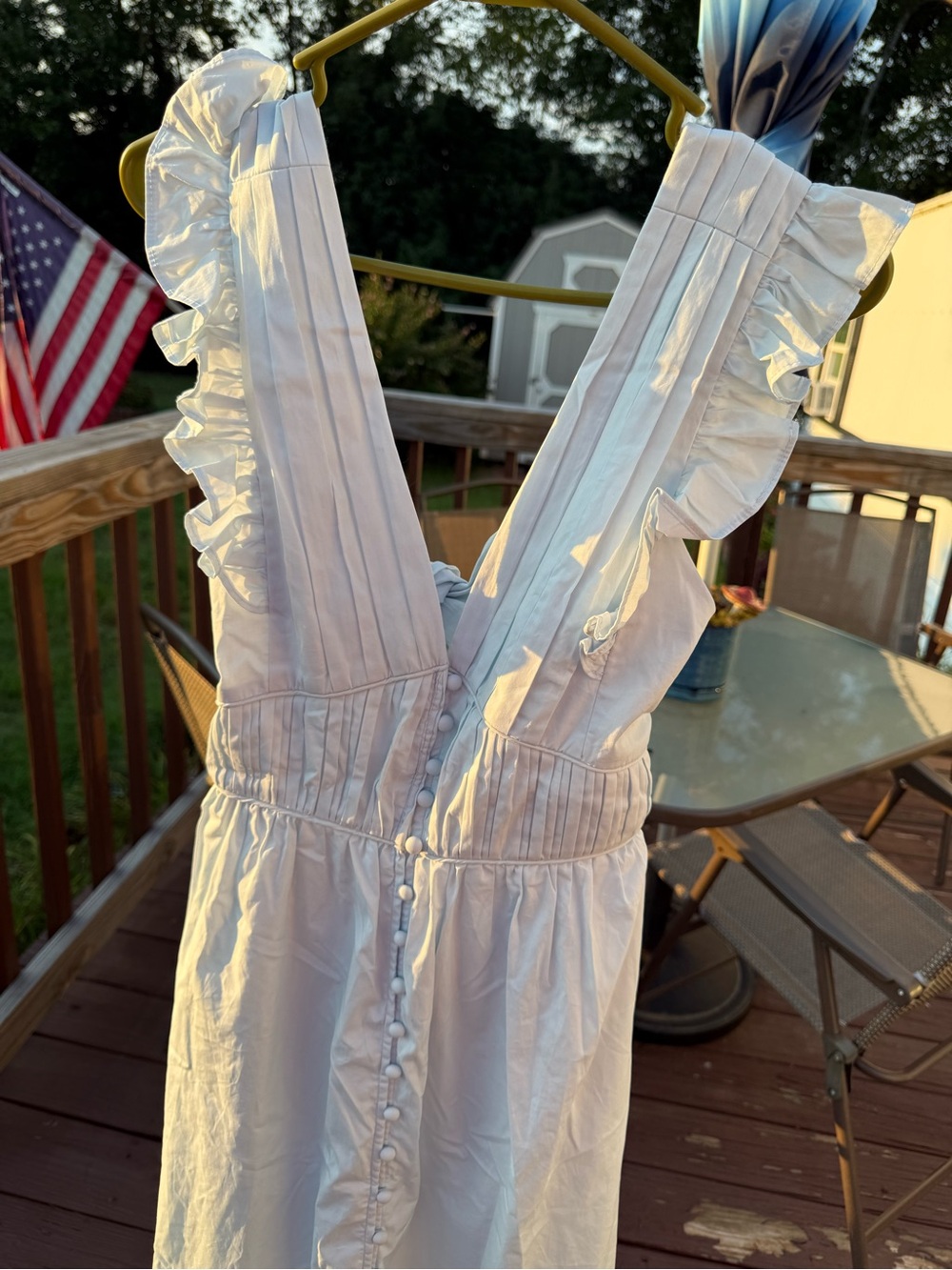 O.P.T. Blue Anja Open Back
Tiered maxi Dress